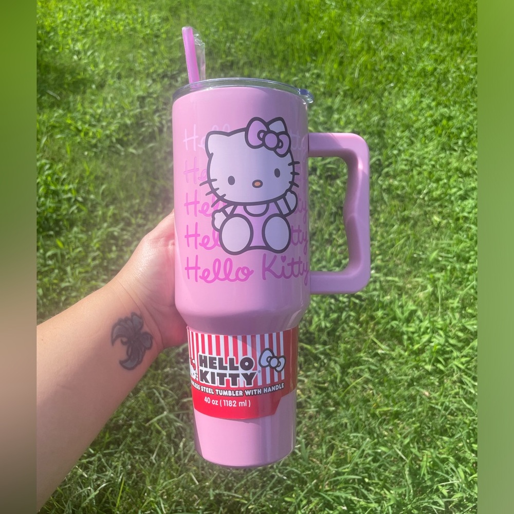 Hello Kitty Stainless Steel Tumbler with Handle